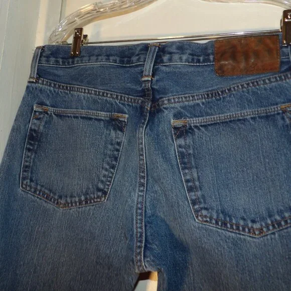 Eddie Bauer Men's Straight Leg Jeans Sz 33 X 30 - Picture 4 of 7